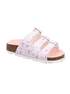 Leder-Pantoletten in Bunt><noscript><img width=