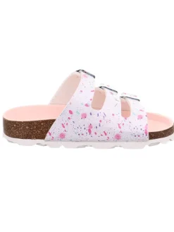 Leder-Pantoletten in Bunt><noscript><img width=