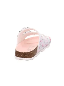 Leder-Pantoletten in Bunt><noscript><img width=