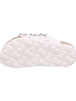 Leder-Pantoletten in Bunt><noscript><img width=