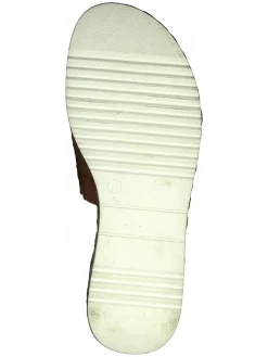 Marco Tozzi Clogs & Pantoletten^Leder-Pantoletten in Cognac