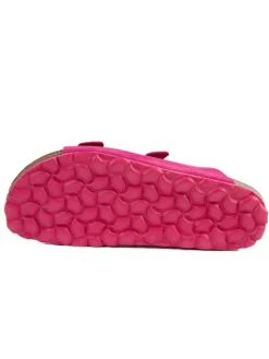 billowy Clogs & Pantoletten^Leder-Pantoletten in Fuchsia