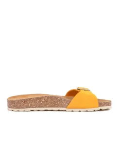 BABUNKERS Family Clogs & Pantoletten^Leder-Pantoletten in Gelb