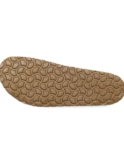 Leder-Pantoletten in Hellbraun><noscript><img width=