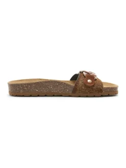 BABUNKERS Family Clogs & Pantoletten^Leder-Pantoletten in Hellbraun