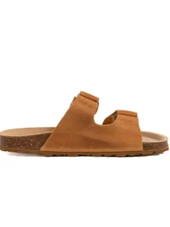 billowy Clogs & Pantoletten·Pantoletten^Leder-Pantoletten in Hellbraun