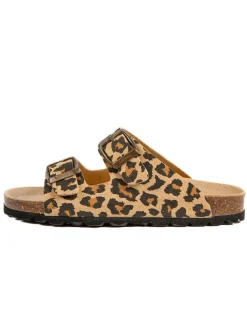 billowy Clogs & Pantoletten·Pantoletten^Leder-Pantoletten in Hellbraun