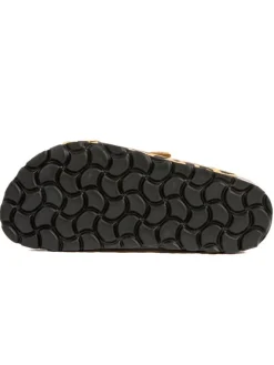 billowy Clogs & Pantoletten·Pantoletten^Leder-Pantoletten in Hellbraun