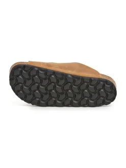 SABOKETS Clogs & Pantoletten·Pantoletten^Leder-Pantoletten in Hellbraun