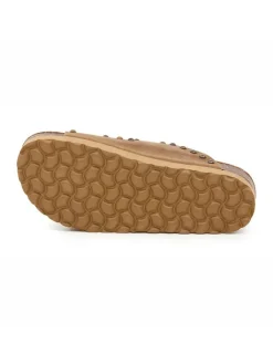 billowy Clogs & Pantoletten^Leder-Pantoletten in Hellbraun
