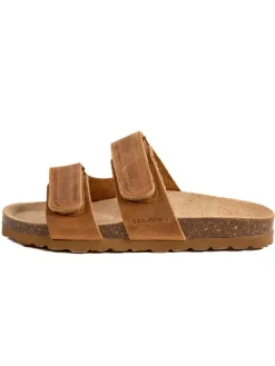 BABUNKERS Family Clogs & Pantoletten·Pantoletten^Leder-Pantoletten in Hellbraun