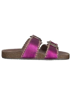 s.Oliver Clogs & Pantoletten^Leder-Pantoletten in Lila