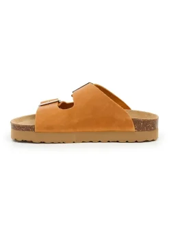 billowy Clogs & Pantoletten^Leder-Pantoletten in Orange