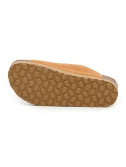 billowy Clogs & Pantoletten^Leder-Pantoletten in Orange