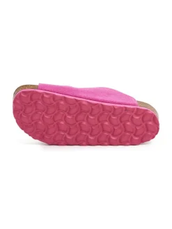 Leder-Pantoletten in Pink><noscript><img width=