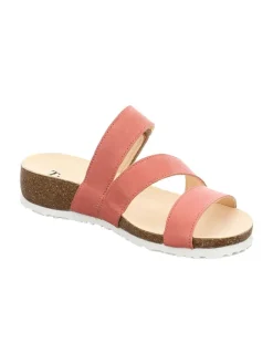 Think! Clogs & Pantoletten^Leder-Pantoletten in Rosa