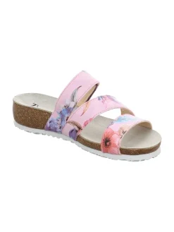 Think! Clogs & Pantoletten^Leder-Pantoletten in Rosa