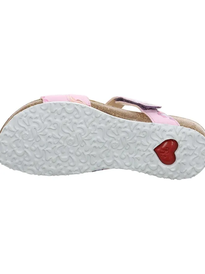 Think! Clogs & Pantoletten^Leder-Pantoletten in Rosa