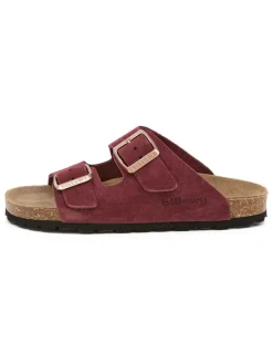 billowy Clogs & Pantoletten·Pantoletten^Leder-Pantoletten in Rot
