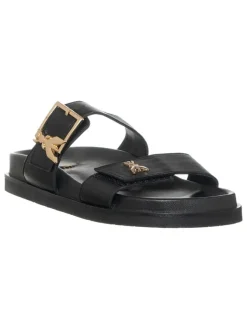Patrizia Pepe Clogs & Pantoletten·Pantoletten^Leder-Pantoletten in Schwarz