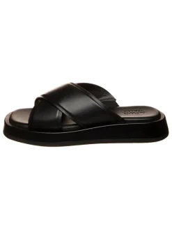 Tamaris Clogs & Pantoletten^Leder-Pantoletten in Schwarz