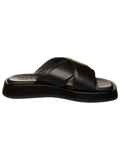 Tamaris Clogs & Pantoletten^Leder-Pantoletten in Schwarz