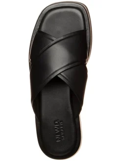 Tamaris Clogs & Pantoletten^Leder-Pantoletten in Schwarz