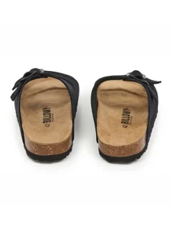 Leder-Pantoletten in Schwarz><noscript><img width=