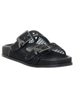 Patrizia Pepe Clogs & Pantoletten·Pantoletten^Leder-Pantoletten in Schwarz