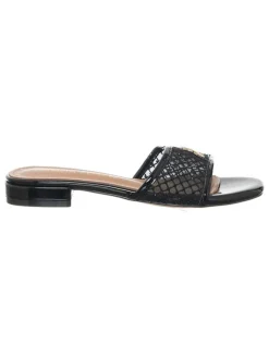 Leder-Pantoletten in Schwarz>Patrizia Pepe Clearance