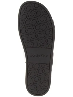 Calvin Klein Hausschuhe|Sandalen & Pantoletten^Leder-Pantoletten in Schwarz/ Weiß