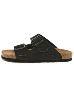 billowy Clogs & Pantoletten·Pantoletten^Leder-Pantoletten in Schwarz