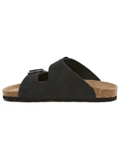 billowy Clogs & Pantoletten·Pantoletten^Leder-Pantoletten in Schwarz