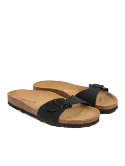 BABUNKERS Family Hausschuhe|Sandalen & Pantoletten^Leder-Pantoletten in Schwarz