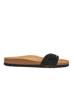 BABUNKERS Family Hausschuhe|Sandalen & Pantoletten^Leder-Pantoletten in Schwarz