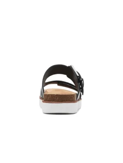 Leder-Pantoletten in Schwarz><noscript><img width=