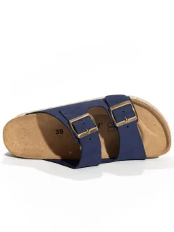 Leder-Pantoletten 