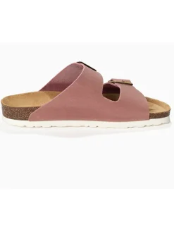 Sunbay Clogs & Pantoletten^Leder-Pantoletten "Trefle" in Rosa