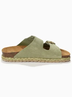 Leder-Pantoletten 