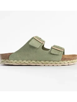 Sunbay Clogs & Pantoletten^Leder-Pantoletten 