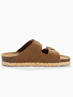 Sunbay Clogs & Pantoletten^Leder-Pantoletten 