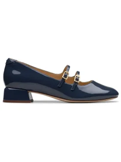 Leder-Pumps "Daiss 30 Shine" in Dunkelblau>Clarks Online