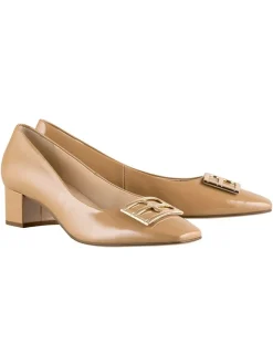 Leder-Pumps "Delia" in Hellbraun>Högl New