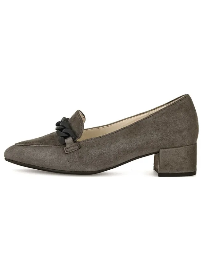 Leder-Pumps in Anthrazit>Gabor Sale