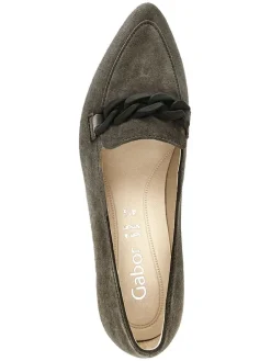 Leder-Pumps in Anthrazit><noscript><img width=