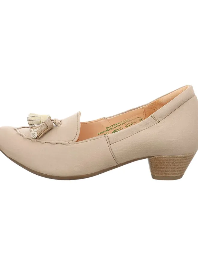 Leder-Pumps in Beige>Think! Best