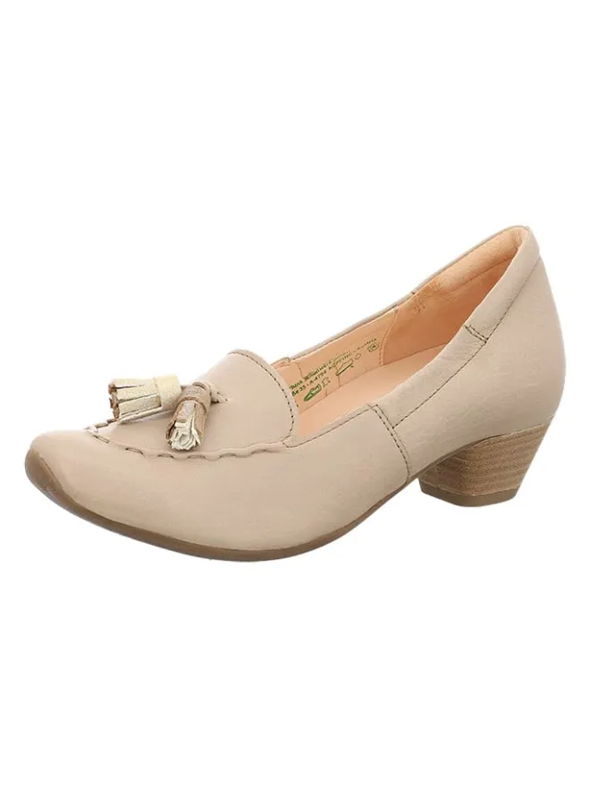 Leder-Pumps in Beige>Think! Best