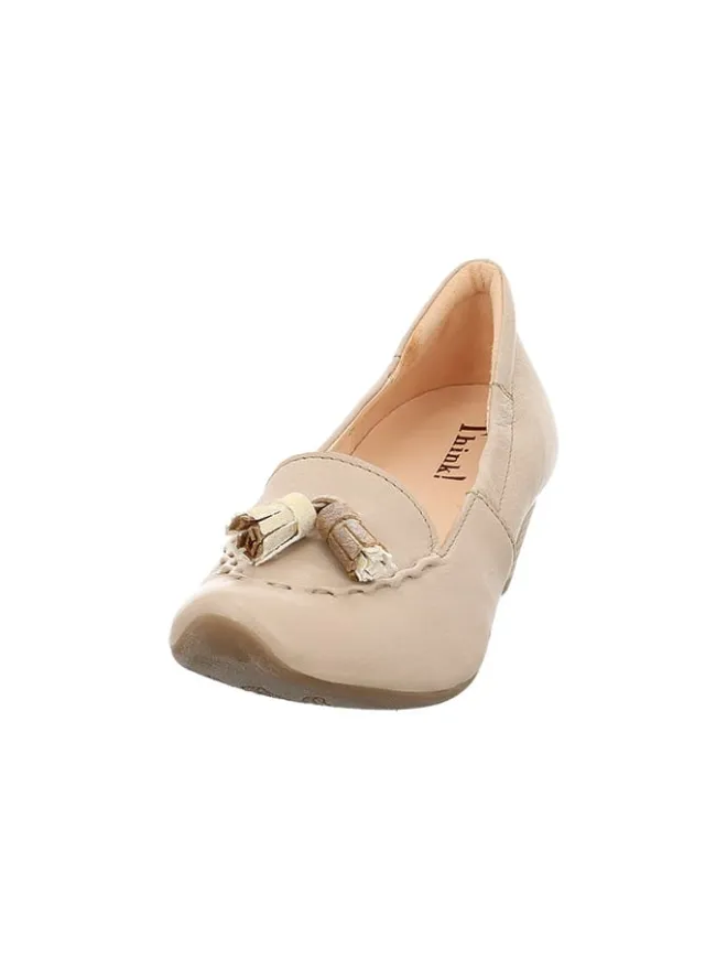 Leder-Pumps in Beige>Think! Best