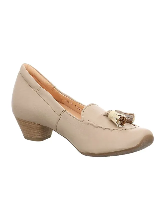 Leder-Pumps in Beige>Think! Best