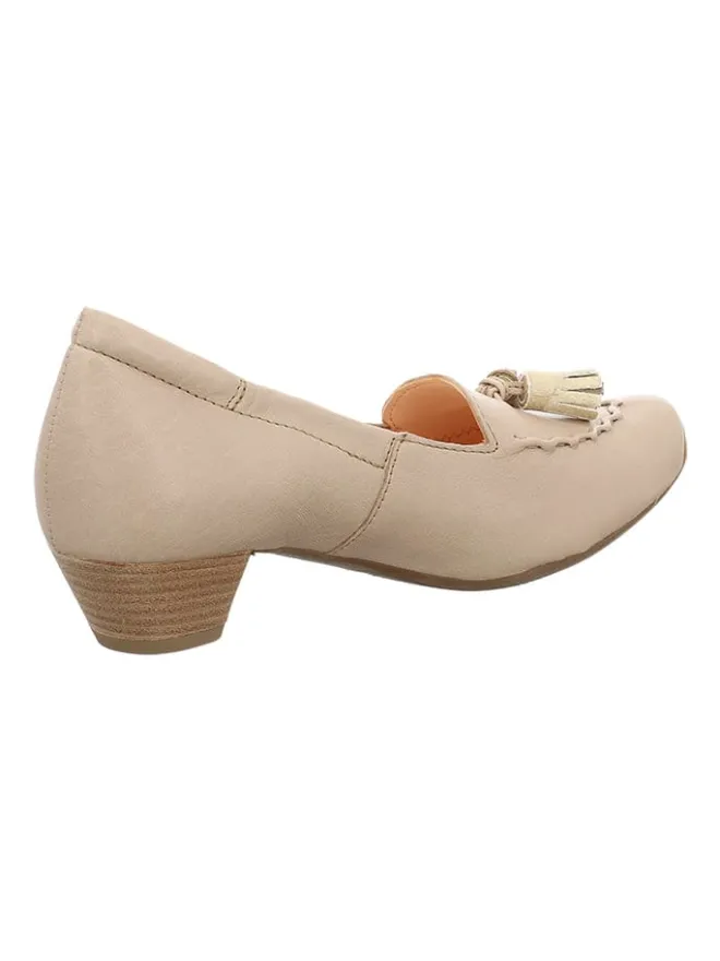 Leder-Pumps in Beige>Think! Best